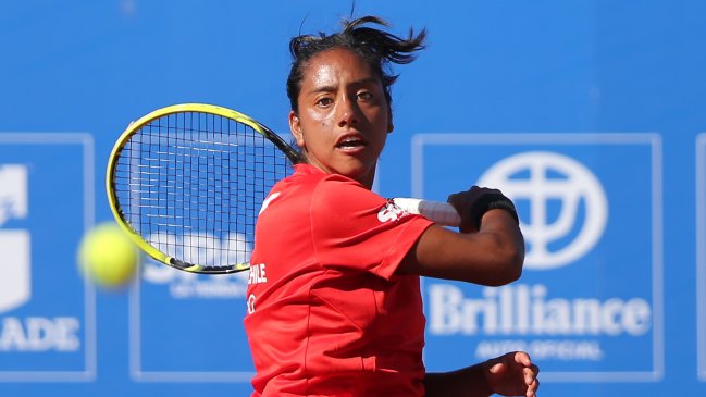 Daniela Seguel cayó en la primera ronda en el Abierto de Bogotá de la WTA