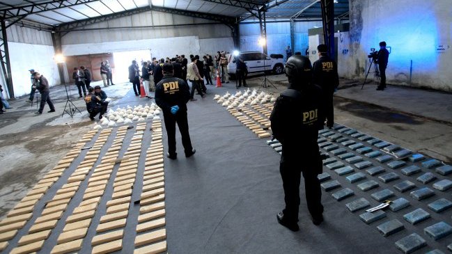 PDI decomisó 330 kilos de marihuana y cocaína en operativo 