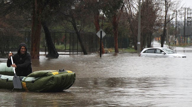 Las próximas lluvias en Santiago pueden alcanzar niveles 