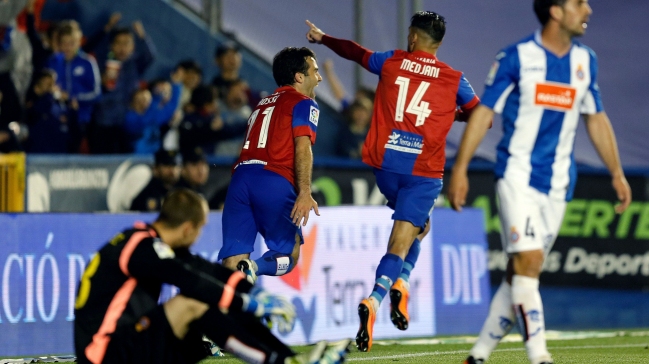 Enzo Roco jugó en derrota que complica a Espanyol con el descenso