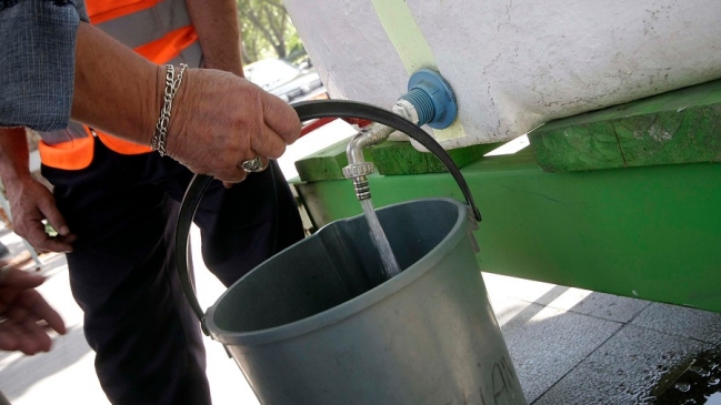Los puntos de abastecimiento de agua en la Región Metropolitana
