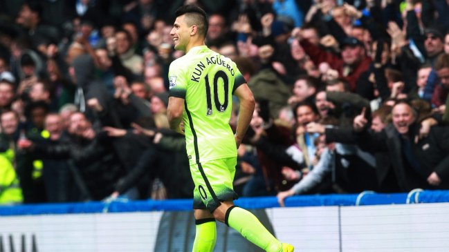 Sergio Agüero fue la figura en triunfo de Manchester City ante Chelsea
