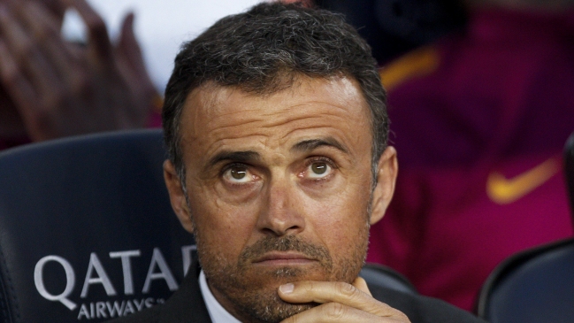 Luis Enrique se enfrentó a un 