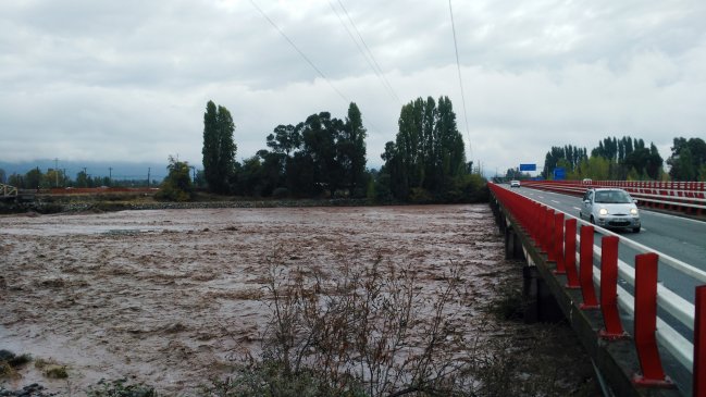 Región de O'Higgins: 324 damnificados y 369 personas aisladas por sistema frontal