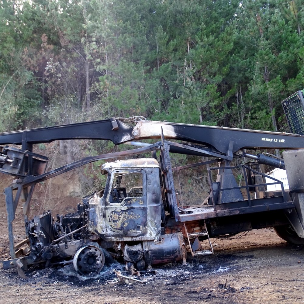 Grupo ligado a la CAM se adjudicó ataque incendiario contra fundo en Cañete