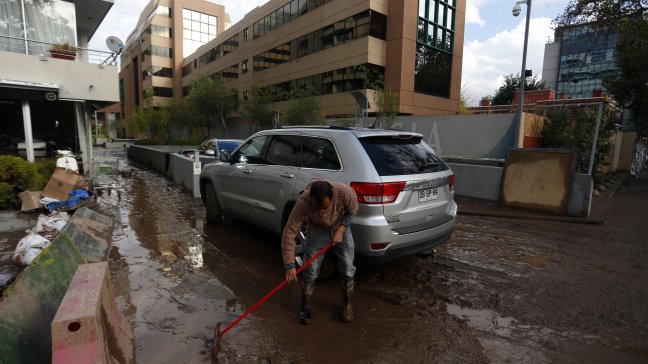El sistema frontal en la zona central