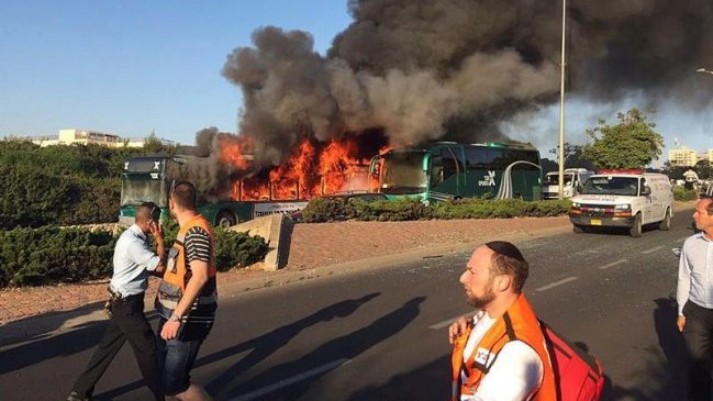 Al menos 16 personas heridas por explosión de un autobús en Jerusalén