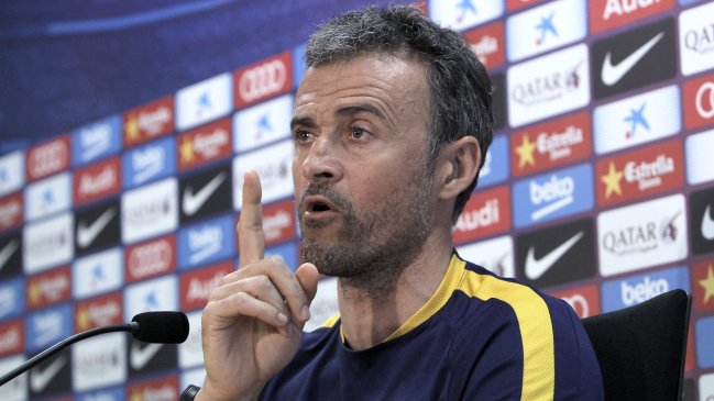 Luis Enrique criticó a la prensa: 