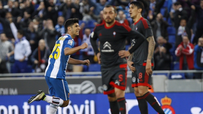 Espanyol y Celta empataron en la liga española con 