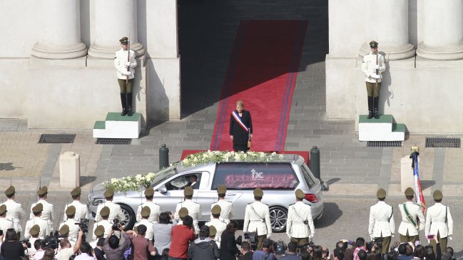 Presidenta Bachelet encabezó homenajes en funeral de Estado de Patricio Aylwin