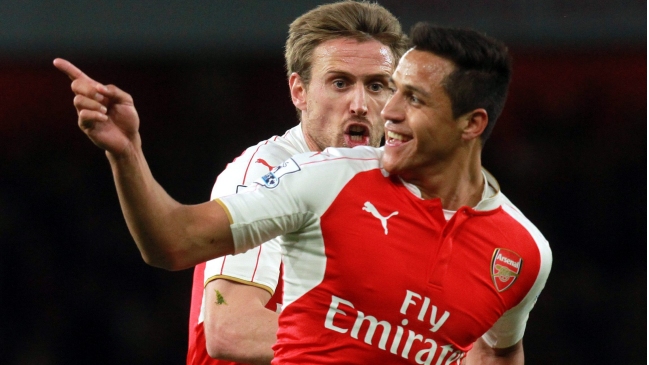 Alexis Sánchez anotó un doblete en triunfo de Arsenal sobre West Bromwich Albion