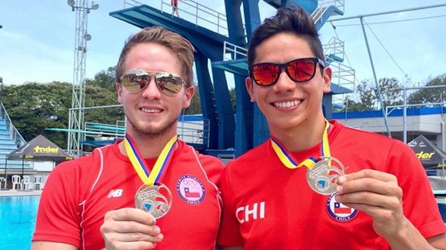 Chile lleva siete medallas en torneo de clavados que se realiza en Colombia