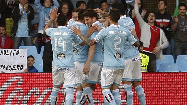 Celta de Vigo logró valioso triunfo sobre Granada con presencia de chilenos