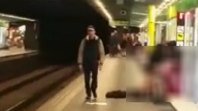Metro de Barcelona denunció a una pareja que practicó sexo en pleno andén