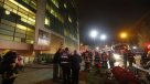La evacuación en la clínica Indisa por incendio que afectó al recinto