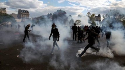   Francia vivió una nueva jornada de manifestaciones en contra de la reforma laboral 