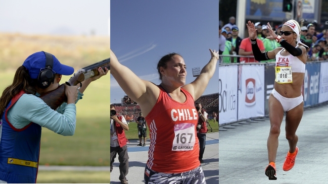 Francisca Crovetto, Natalia Ducó y Erika Olivera son candidatas a abanderada para Río 2016