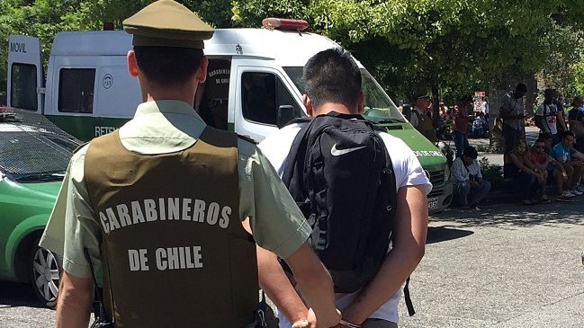 Carabineros detuvo a sujeto con amplio prontuario policial