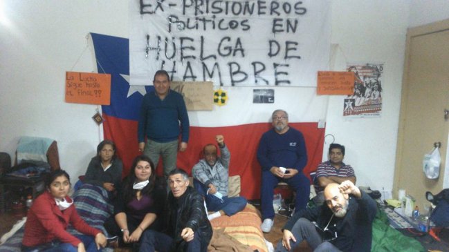 Ex presos políticos cumplieron 16 días en huelga de hambre