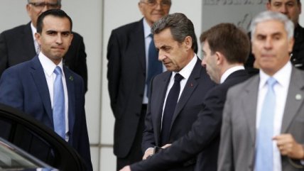   Nicolás Sarkozy llega a Chile para participar del Encuentro Empresarial Padres e Hijos 