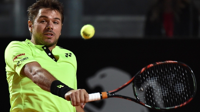 Stan Wawrinka cerró la jornada en Roma con clasificación a octavos de final