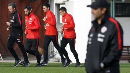 Ocho jugadores protagonizaron primera práctica de Chile de cara a Estados Unidos 2016