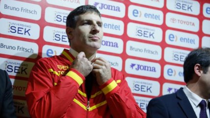 La presentación de Martín Palermo como técnico de Unión Española