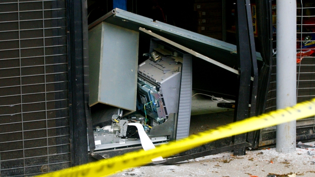 Dos robos frustrados a cajeros automáticos se registraron en la Región Metropolitana