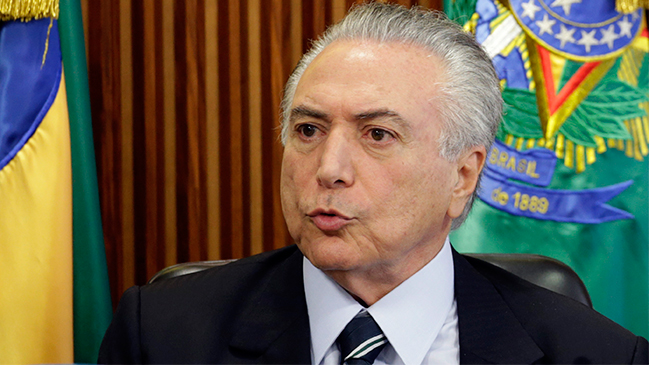 Temer admite que es imposible 