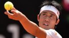 Nishikori avanzó a semifinales en Masters de Roma y enfrentará a Djokovic