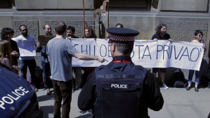   Manifestaciones a favor de Chiloé se registraron en el 