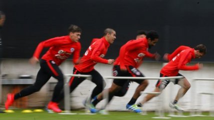 Chile completó una nueva práctica este viernes en 