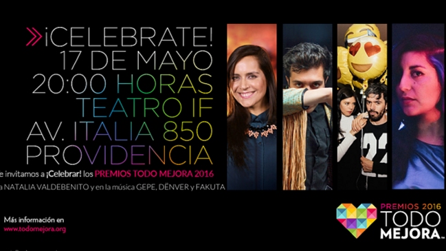 Premios Todo Mejora tendrán a Gepe y Natalia Valdebenito en vivo