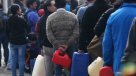 Las largas filas en Ancud para comprar combustible