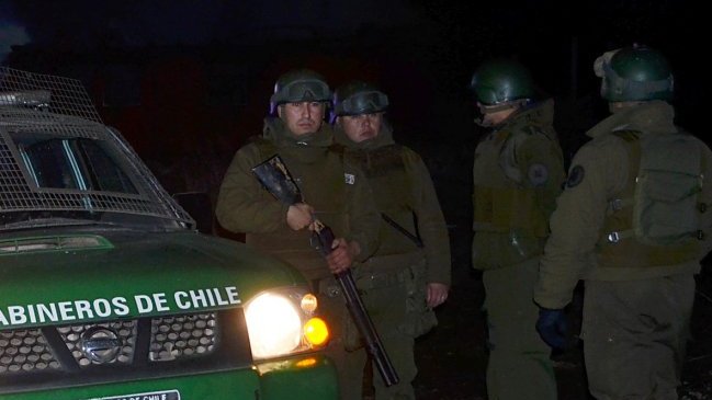 Carabinero resultó herido en un tiroteo en La Araucanía