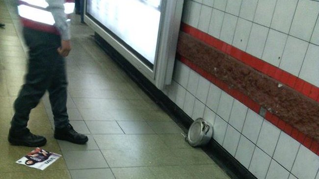 Olla abandonada provocó caos en Línea 5 del Metro