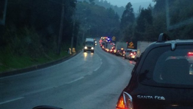 Nueva colisión múltiple en Ruta Las Palmas causó gran congestión