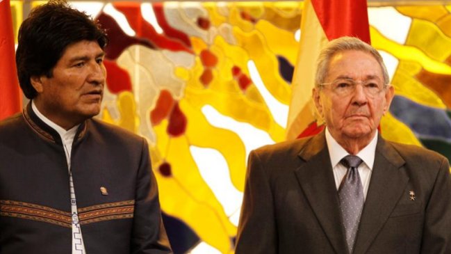 Evo Morales: Nuestro Fidel ya está viejito, pero sigue lúcido