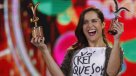 Una molesta Natalia Valdebenito encaró al público del Movistar Arena