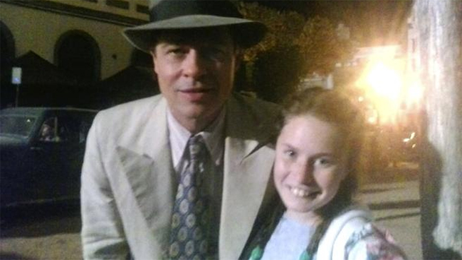 Brad Pitt salvó a niña española de ser aplastada por multitud