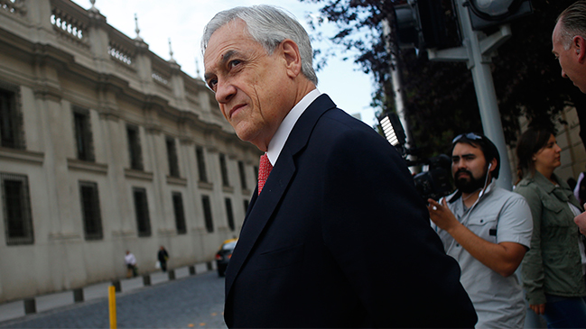 Sebastián Piñera emplazó al Gobierno y pidió apurar la ley antiencapuchados