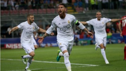 Real Madrid tomó ventaja ante Atlético con gol de Sergio Ramos