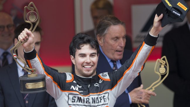 Sergio Pérez tras su podio en Mónaco: Es algo muy especial