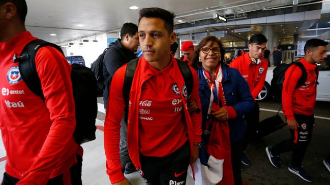 Selección chilena aterrizó en Estados Unidos para participar en la Copa América Centenario