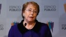 Bachelet marcó mínimo histórico en la encuesta Adimark