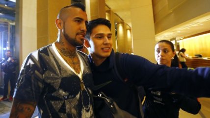 La llegada de Arturo Vidal a San Diego para incorporarse a la selección