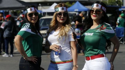 Los fanáticos encendieron el ambiente en la previa del México vs. Chile