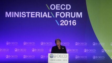   Presidenta Bachelet participó en jornada inaugural de foro OCDE 