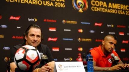 Juan Antonio Pizzi y Arturo Vidal conversaron con la prensa en la previa del duelo con Argentina