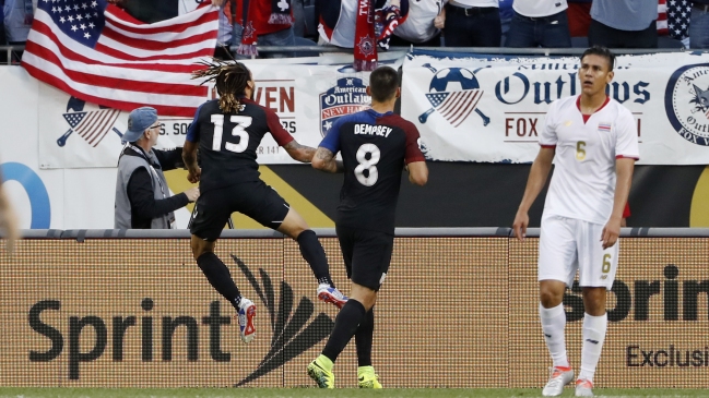 Estados Unidos se levantó con goleada sobre Costa Rica en la Copa América Centenario